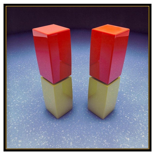 The artwork here, "Two Posts - B", is a fascinating depiction of a pair of two blocks stacked atop one another, that is...
