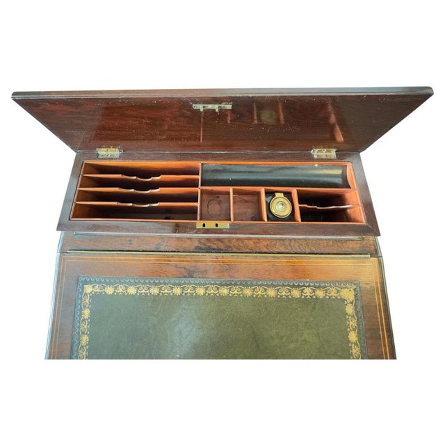 Antique Victorian Davenport Desk by W.J. Mansell, 1870 For Sale - Image 4 of 17