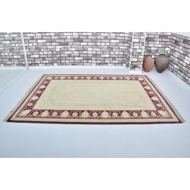 Turkish 1950s Oversize Anatolian Handknotted Carpet For Sale - Image 3 of 9