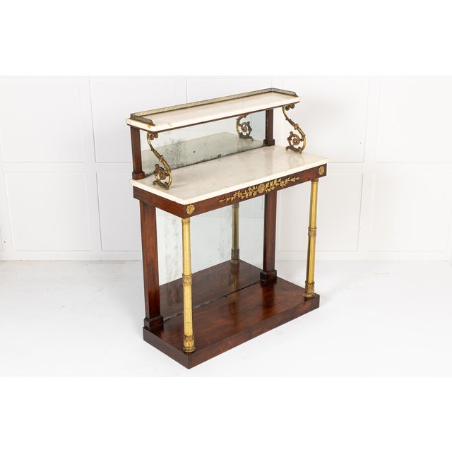 19th Century Regency Chiffonier with Marble Top For Sale - Image 4 of 8