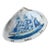 Vintage Folk Art Hand-Painted "Us Eagle c.g." Clam Shell, Circa 1950s For Sale
