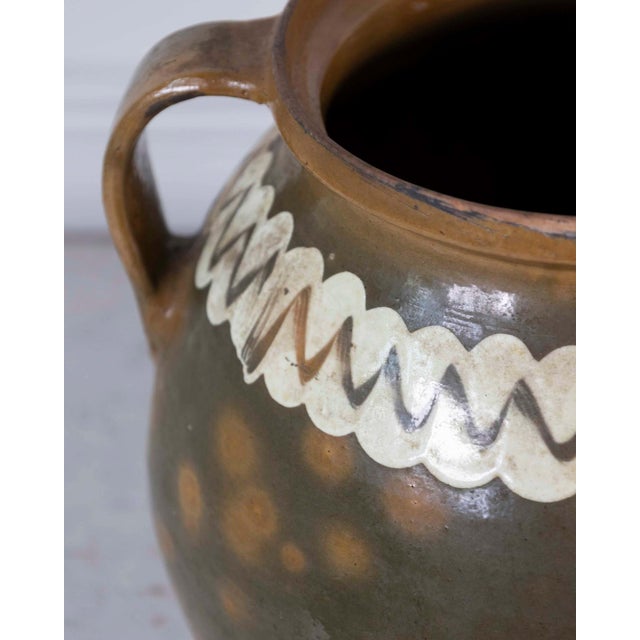 Spanish 20th Century Glazed Pot For Sale - Image 4 of 8