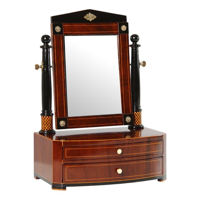 Biedermeier Make Up Mirror, 1832 For Sale