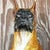 Vintage Boho Italian Glazed Ceramic Boxer For Sale In West Palm - Image 6 of 13