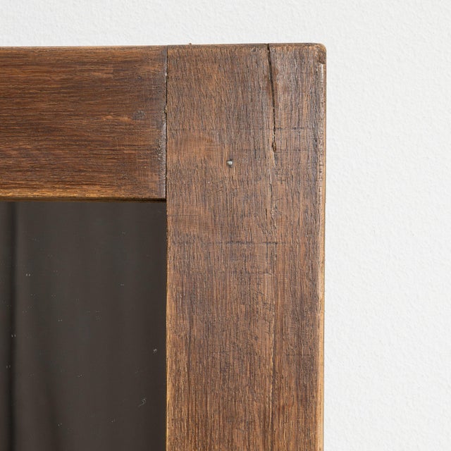 19th Century France Tan Wood Mirror For Sale - Image 9 of 10