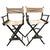 Bring Hollywood's most iconic seating legacy into your space with this pair of classic counter-height director's chairs...