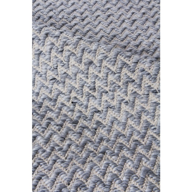 Not Yet Made - Made To Order Witten Flatweave Polyester/Cotton Dark Gray Rug-10'x14" For Sale - Image 5 of 10