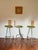 Green 1990s Vintage Memphis Style French Bar Stools by Miriam, Covered in Green Velvet - Set of 3 For Sale - Image 8 of 12