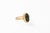 Contemporary Bronze Cross Set in 21k Gold Ring, Size 7 For Sale - Image 3 of 12