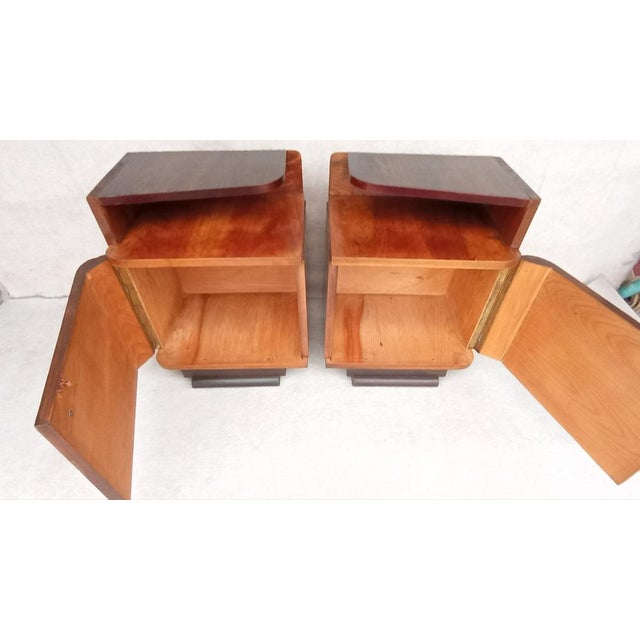 Art Deco Bedside Tables by Jindrich Halabala, 1940s, Set of 2 For Sale - Image 17 of 18