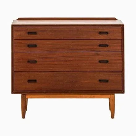 Wood Vintage Sideboard in Teak and Oak by Arne Vodder, 1960s For Sale - Image 7 of 7