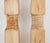 Late 20th Century Late 20th Century Pair of Unfinished Wood Newel Posts 5.5 X 45.5 In. For Sale - Image 5 of 10