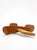 Wood Mid-Century Modern Biomorphic Boomerang Wood Double Flame Candlestick, 1950s For Sale - Image 7 of 10