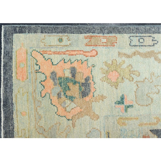 Turkish Oushak Rug 8'1" x 11' For Sale - Image 4 of 4