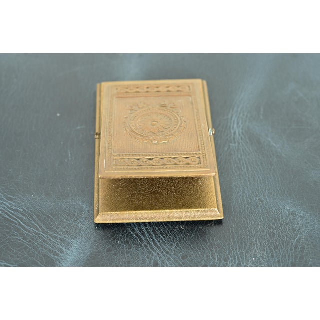 Tiffany Studios Tiffany Studios New York Adam Pattern Bronze Doré Large Paper Clip For Sale - Image 4 of 11