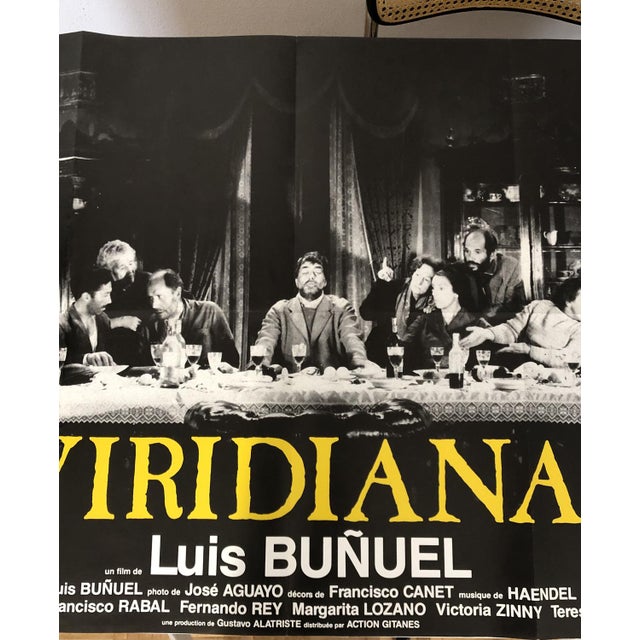 Vintage French Viridiana Poster by Luis Buñuel, 1961 For Sale - Image 3 of 15