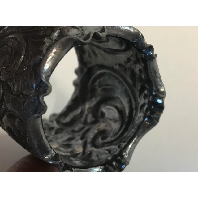 Antique Silver Plate Napkin Ring For Sale In Dallas - Image 6 of 9