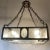 Swedish Iron, Bronze and Crackle Glass Four-Light Pendant Light For Sale - Image 10 of 11