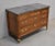Louis XVI period chest of drawers, in solid walnut on its front and sides. Its top is in splendid Original Belgian St Anne...