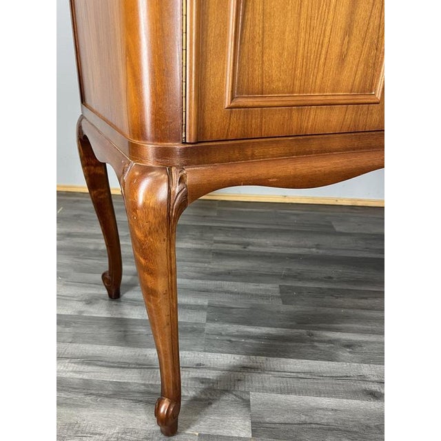 Vintage French Louis Style Oak Dressing Table with Mirror For Sale - Image 11 of 15