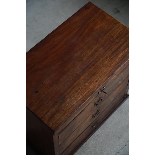 Wood Mid-19th Century Late Empire Mahogany Chest of Drawers, 1840s For Sale - Image 7 of 13