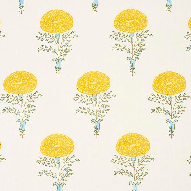 A happy, graphic ode to the marigold, one of Molly's favorite flowers, and a symbol of passion and creativity on the...