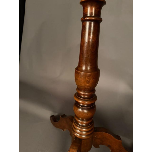 19th Century 19th Century Italian Walnut Hall Tree / Rotating Coat Rack From Piedmont, Circa 1830 For Sale - Image 5 of 13