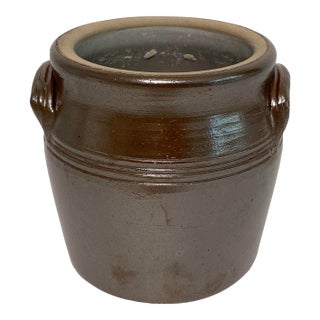 French Terracotta Confit Pot Vase For Sale