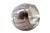 Metal Silver Napkin Ring with Kite-Shaped Bands and Beaded Edges For Sale - Image 7 of 7