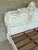 Mid 20th Century Italian Rococo Style Shabby Chic Distressed King Size Bed Frame For Sale - Image 5 of 11
