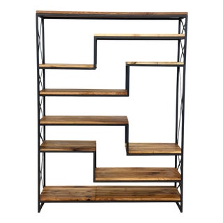 Mid-Century Modern Bookcase in Wood For Sale