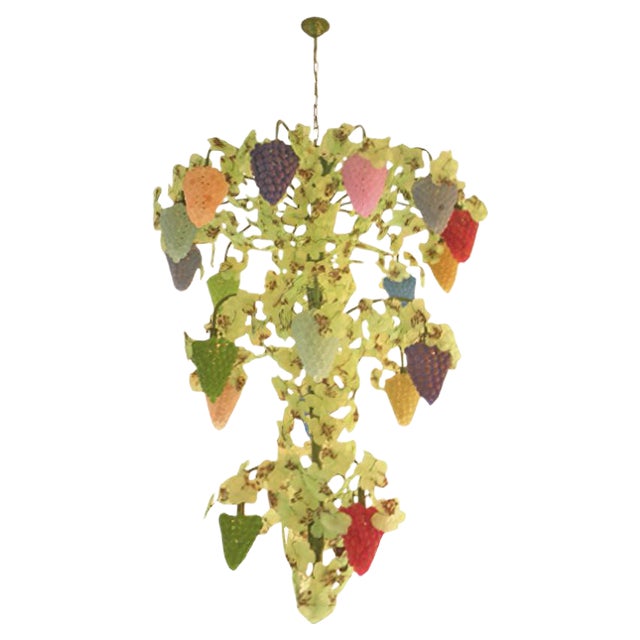 Murano Glass 21-Branch Chandelier from Cesare Toso, 1970s For Sale