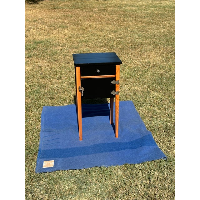 American 1940s Vintage Humidor Cabinet Stand For Sale - Image 3 of 12