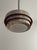 Tiered Aluminum Pendant Lamp with Glass Diffuser, Denmark, 1970s For Sale - Image 6 of 13