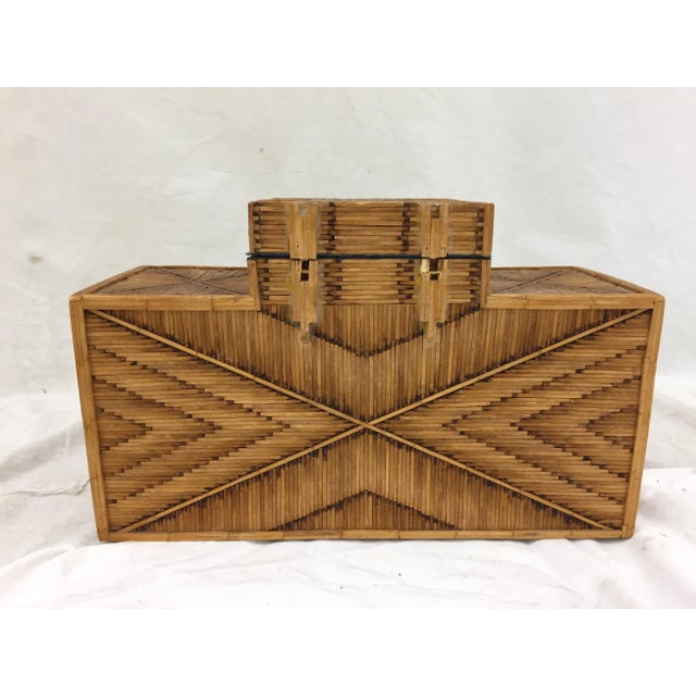 Vintage Folk Art Jewelry Box For Sale - Image 9 of 11