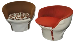 Set of Vintage Tub Chairs, 1970s