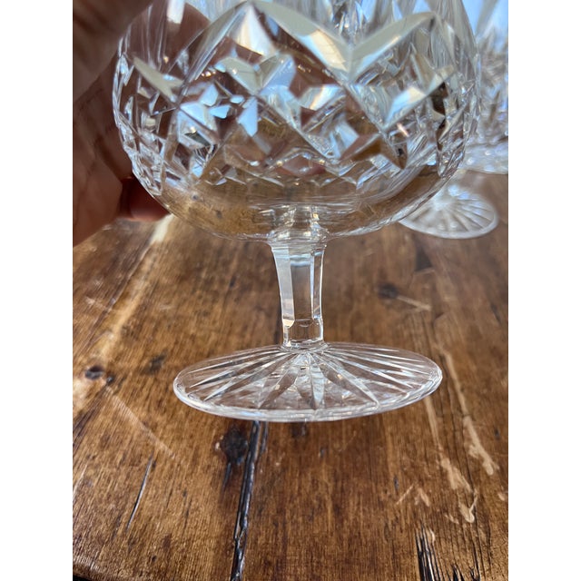 Waterford Lismore Crystal Brandy Snifter Glasses - Set of 7 For Sale - Image 9 of 9