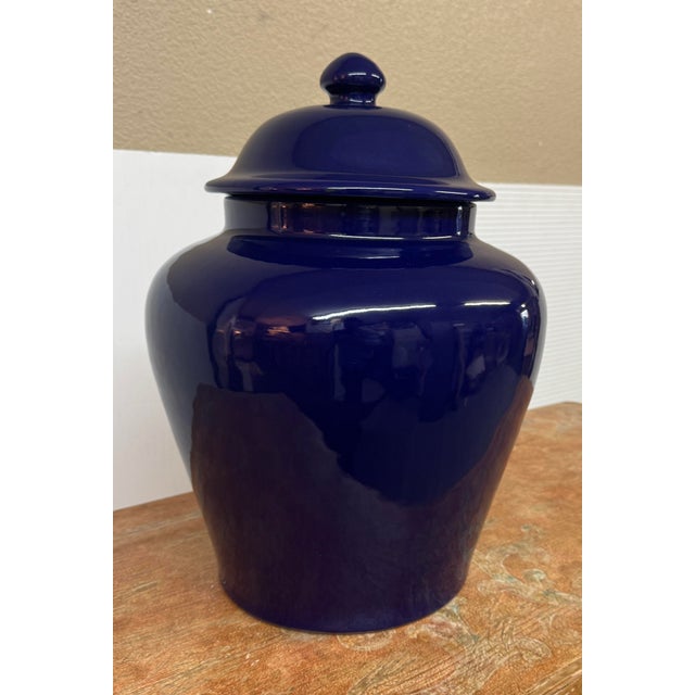 Ceramic Martino Interiors Ceramic Ginger Jar For Sale - Image 7 of 12