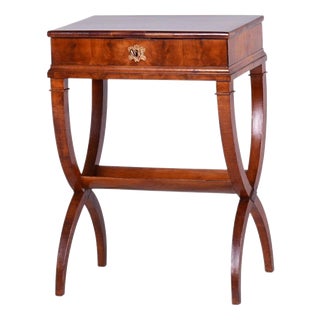 Biedermeier Cherry Wood Sewing Table by Josef Danhauser, Austria, 1820s For Sale