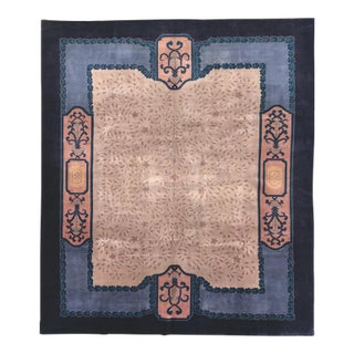 Galerie Shabab Collection Mid-20th Century Chinese Art Deco Room Size Carpet For Sale