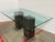 1990s Vintage Faux Marble With Tempered Glass Dining Table For Sale - Image 5 of 12