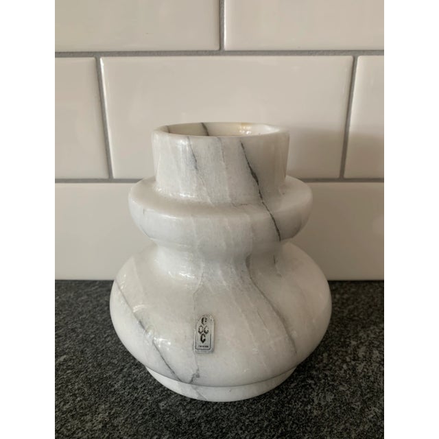 Mid-Century Modern Vintage Mid 19th Century Marble Candle Holder For Sale - Image 3 of 6