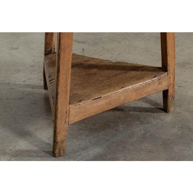 Brown Large Antique English Cricket Table, 1780 For Sale - Image 8 of 13