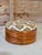 Vintage Stacked Rattan Ottoman in the Manner of Paul Frankl For Sale - Image 9 of 11