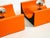 Space Age Metal Wall Lamps in Orange by Klaus Hempel for Kaiser Leuchten, 1960s, Set of 2 For Sale - Image 12 of 18