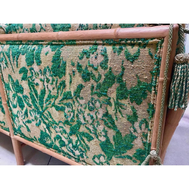 Bamboo 2-Seater Sofa Daybed, 1960s For Sale - Image 13 of 18