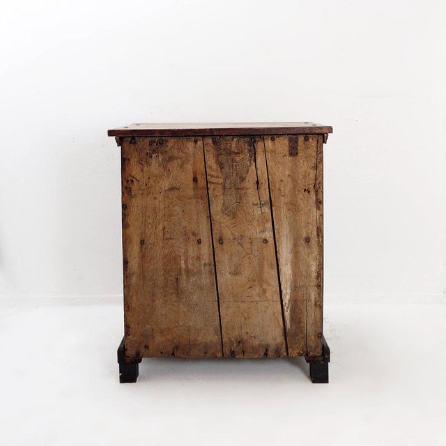 Small Rustic Wood Buffet with Bun Feet For Sale - Image 15 of 16