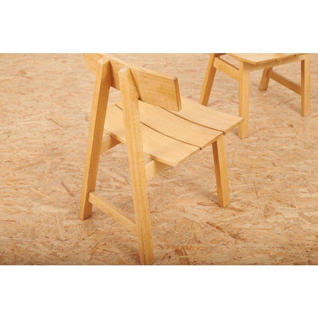 Chairs in Oak Frame by Hans Anliker for Horgen Glarus, 1962, Set of 6 For Sale - Image 10 of 13
