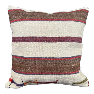 Turkish Hemp Pillow Cushion Natural Beige Brown Cushion Cover 20x20 For Sale