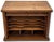 Wood Unusual Antique American Solid Oak Table - Desk Top "Roll Front" Organizer & File Cabinet Circa 1900 For Sale - Image 7 of 18